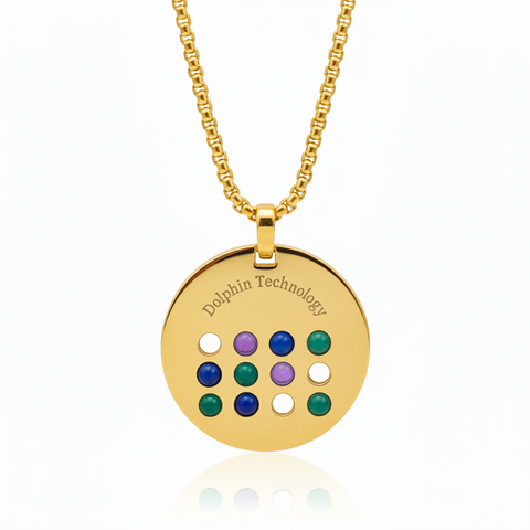Pendant 02 - Quantum Grid Dolphin Energy Necklace (PreSale)